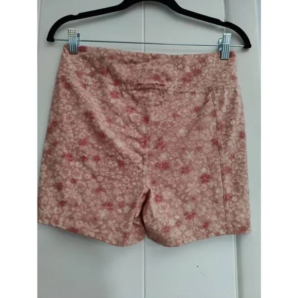 Pink Rose Cotton Blend Floral Bike Shorts - Picture 2 of 4